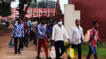जेल से बाहर आते वक्त बुरकापाल नक्सल हमले के आरोपी आदिवासी