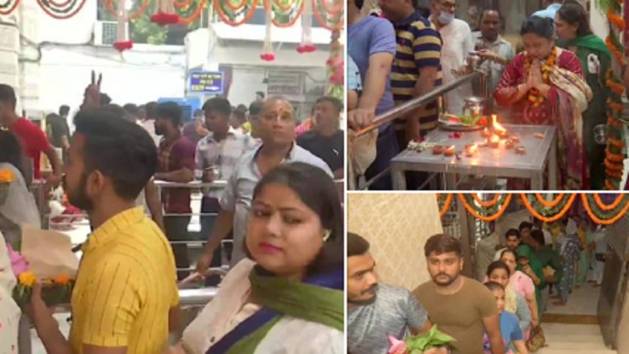 process of arrival of Kanwariyas started in Delhi amidst showers of Sawan