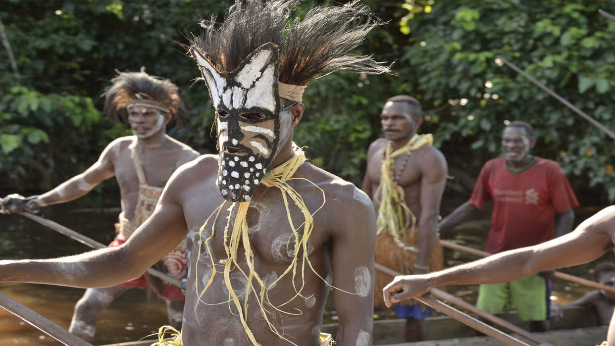 asmat tribe use enemies skull as pillows eat skin after killing san