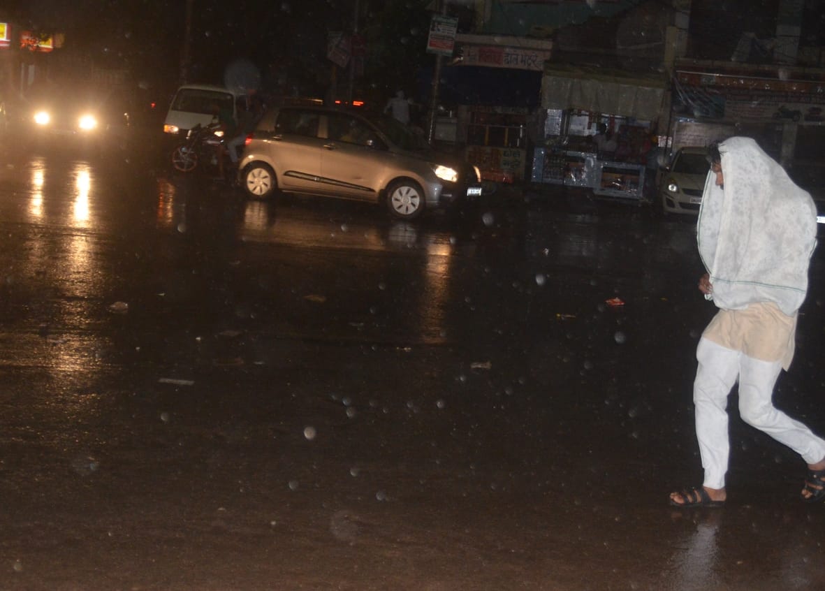 Relief from heavy rain, roads became ponds