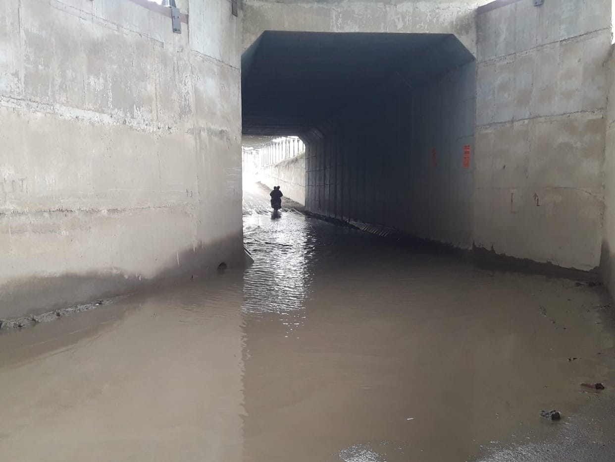 Water filled in the underpass, people faced problems