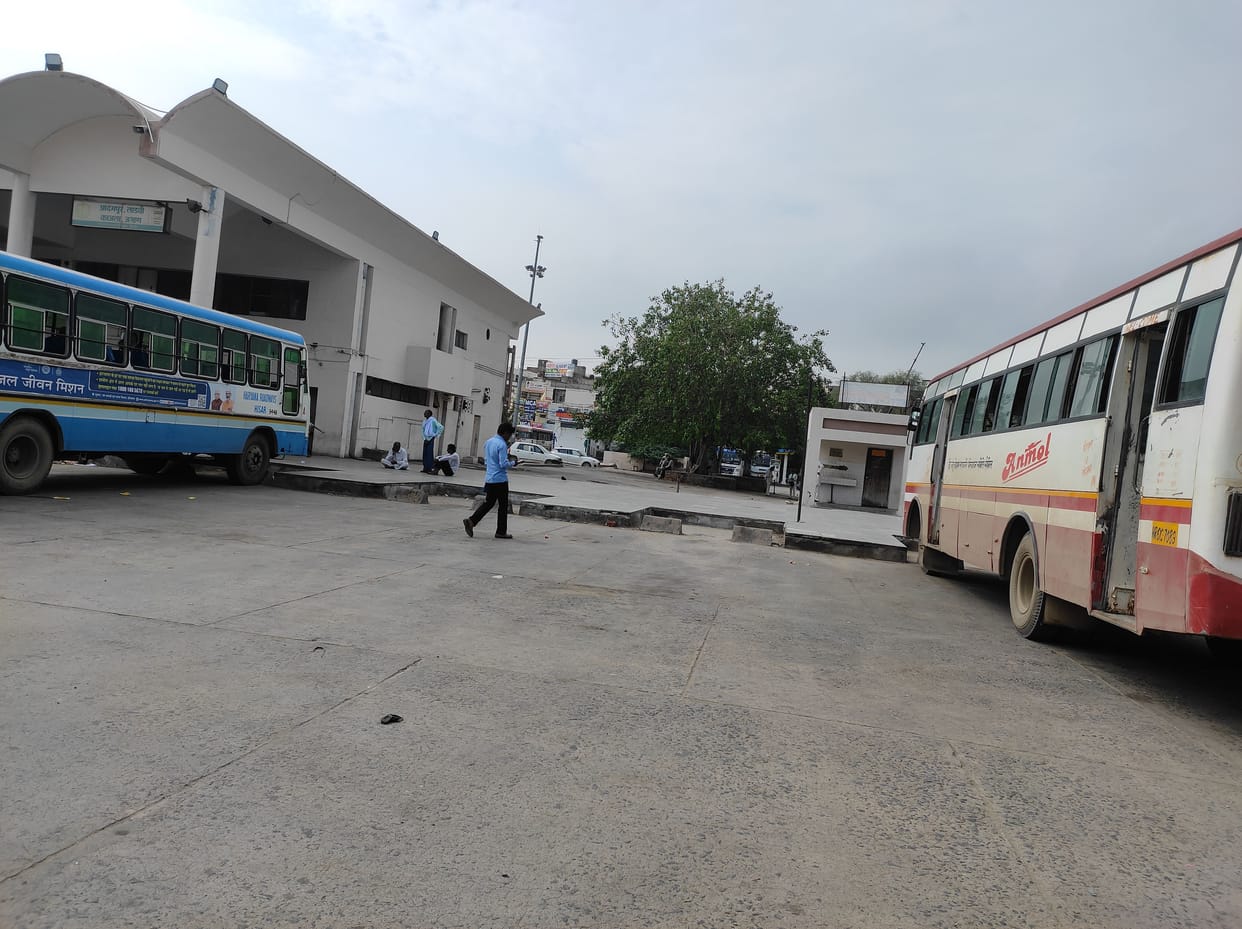 Till today sheds could not be installed at 5 booths of bus stand, no arrangement for protection from rain and sun