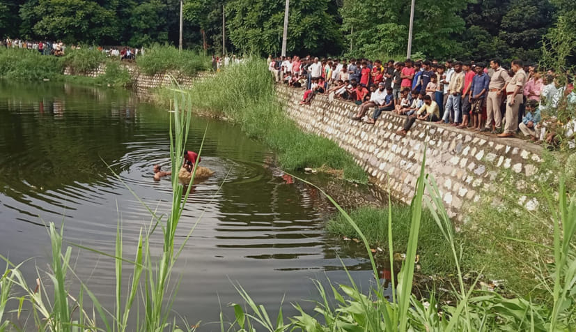 Youth dies due to drowning in pond in Chandena Koli