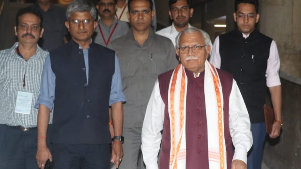 Voting for Presidential election in Haryana Legislative Assembly