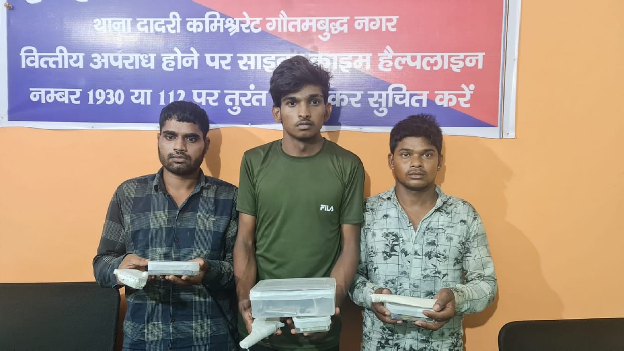 three arrested after encounter with police in Greater Noida