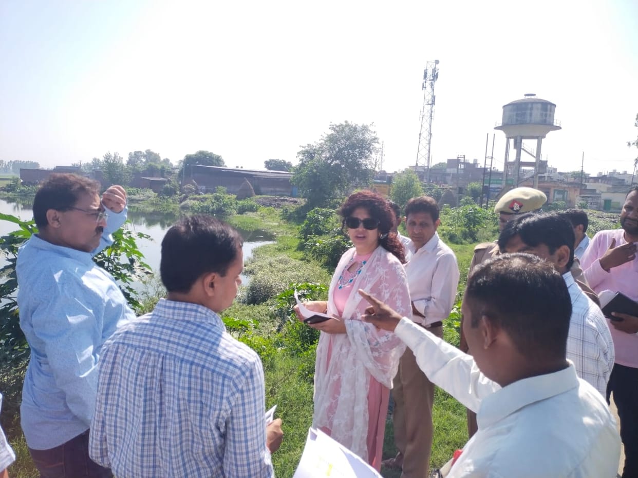 After inspecting the city commissioner saw the condition of the ponds