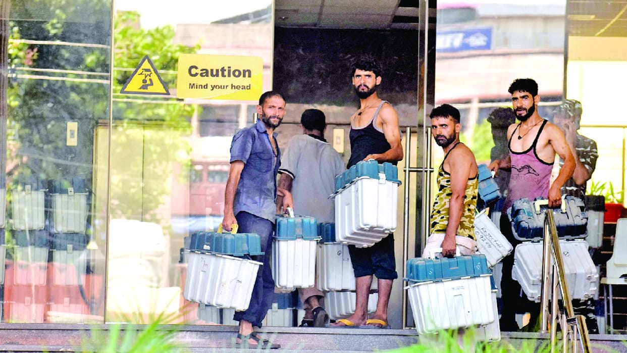 Jammu Kashmir Assembly elections: 500 electronic voting machines reached Jammu
