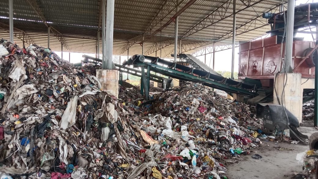Due to being closed for three months, garbage disposal center became garbage