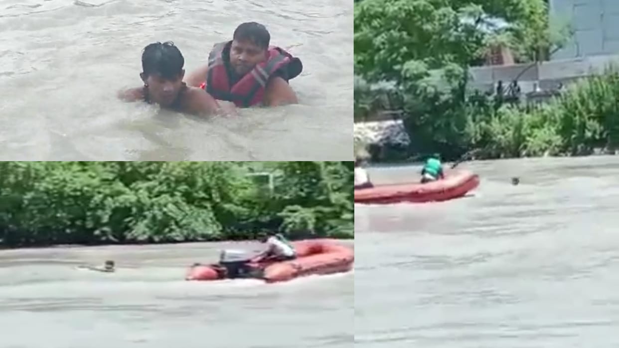 kanwariya drowned in Ganga were rescued in Haridwar