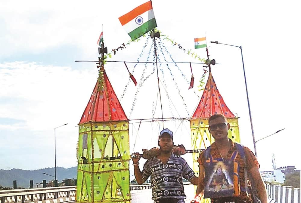 Kanwar Yatra 2022: delhi women come haridwar for kanwar see photos of shiva kanwar