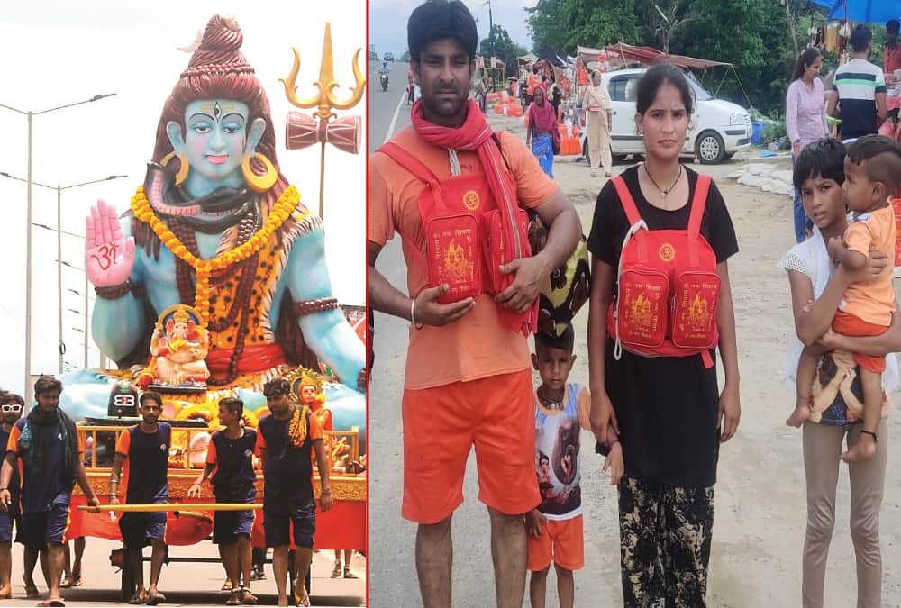 Kanwar Yatra 2022: delhi women come haridwar for kanwar see photos of shiva kanwar