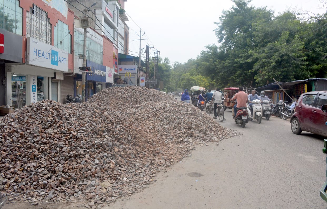 Potholes on the roads are the same, no improvement