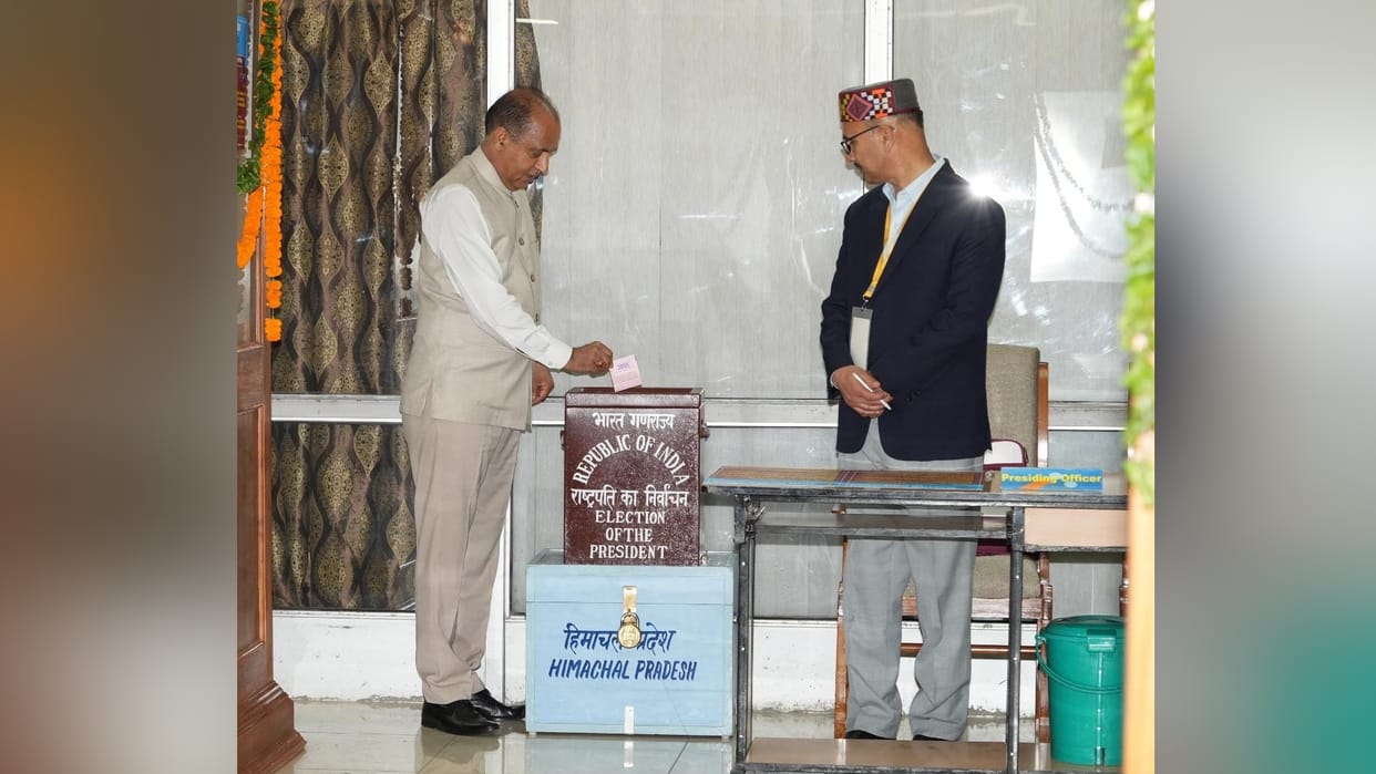 Presidential Election 2022: cm jairam thakur cast vote in shimla