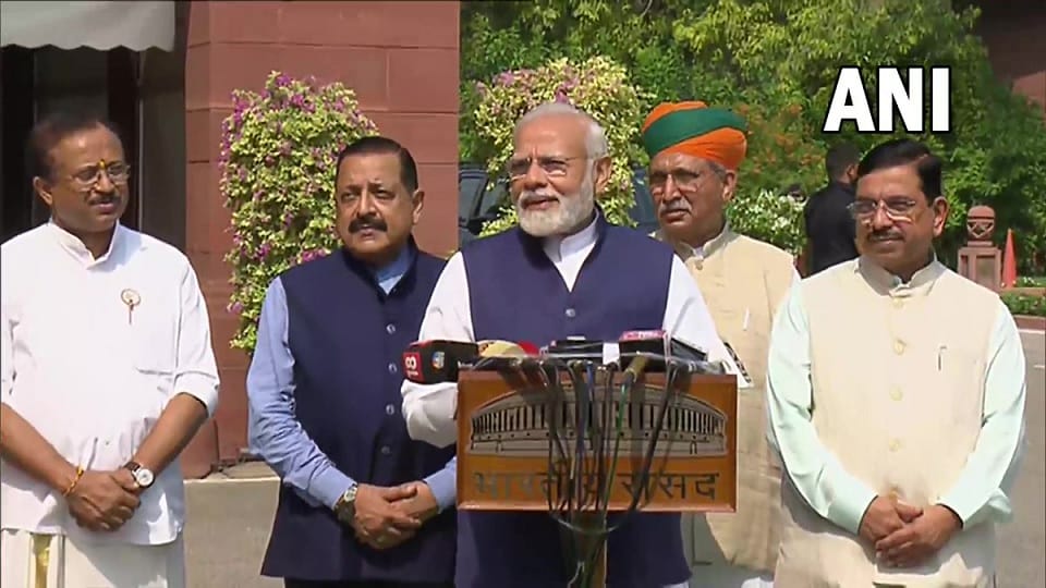 This is the era of Amrit Festival of Independence, before Parliament Monsoon session, PM Modi said big thing