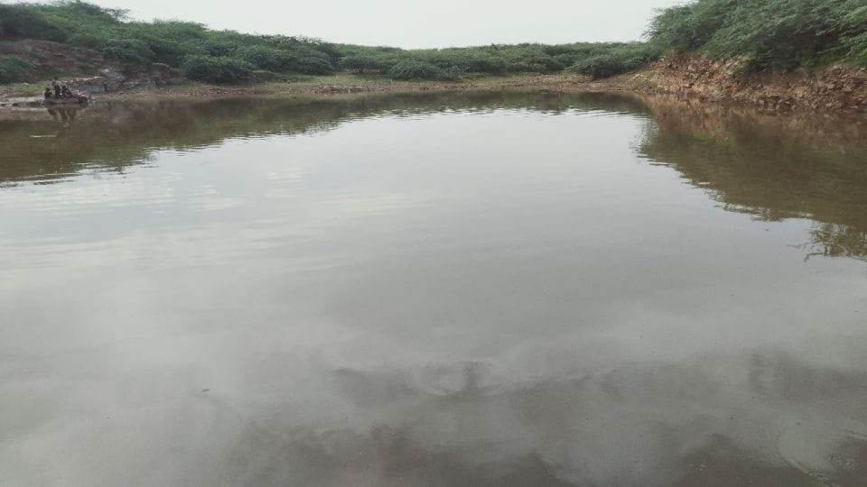 Water conservation in ponds of Jagner in Agra