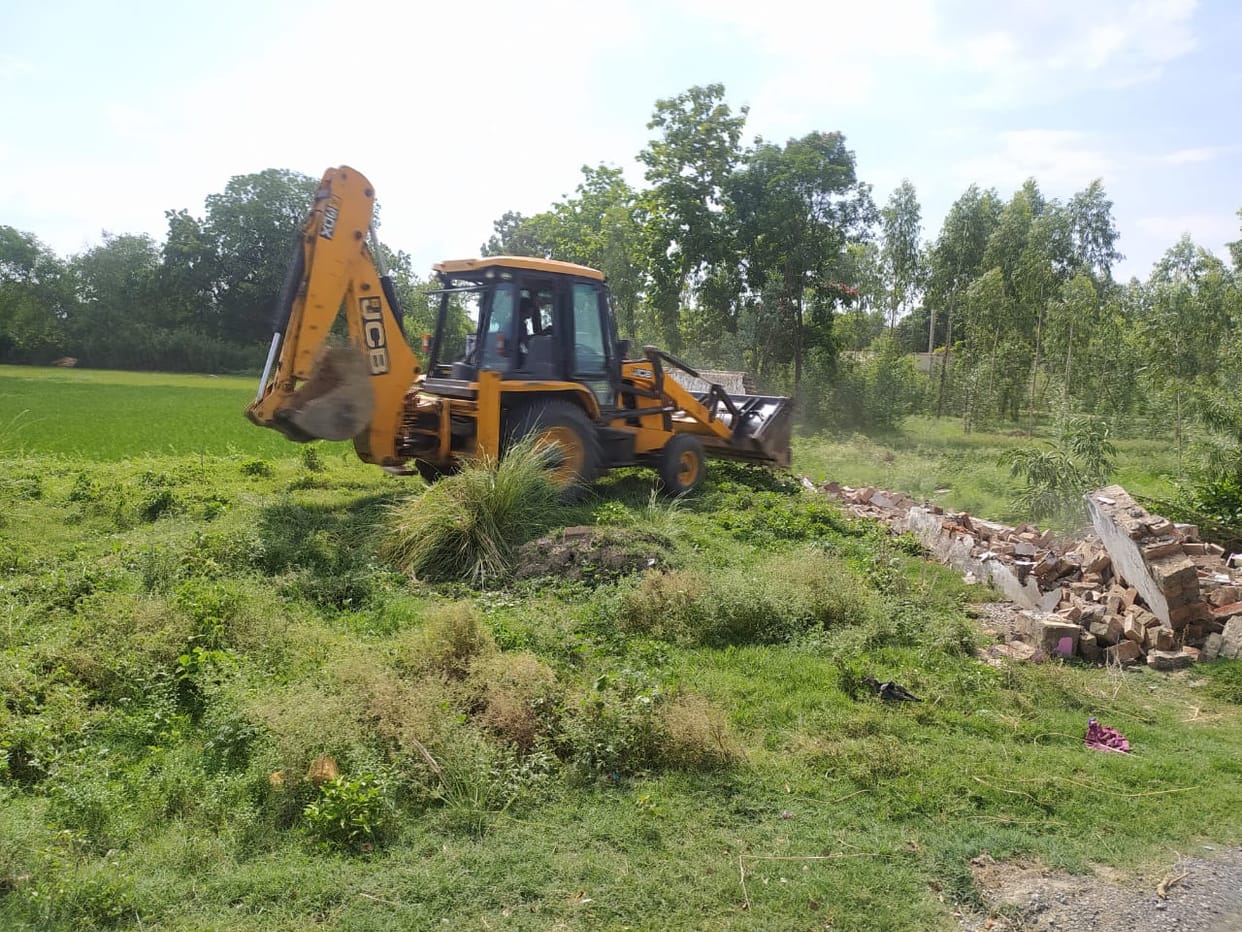 Bulldozer ran on manager's college