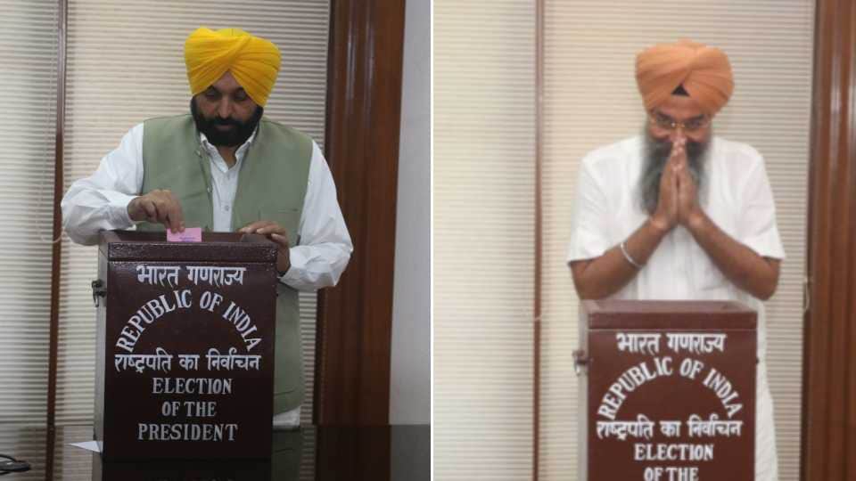 114 MLAs Vote in Presidential Election in Punjab