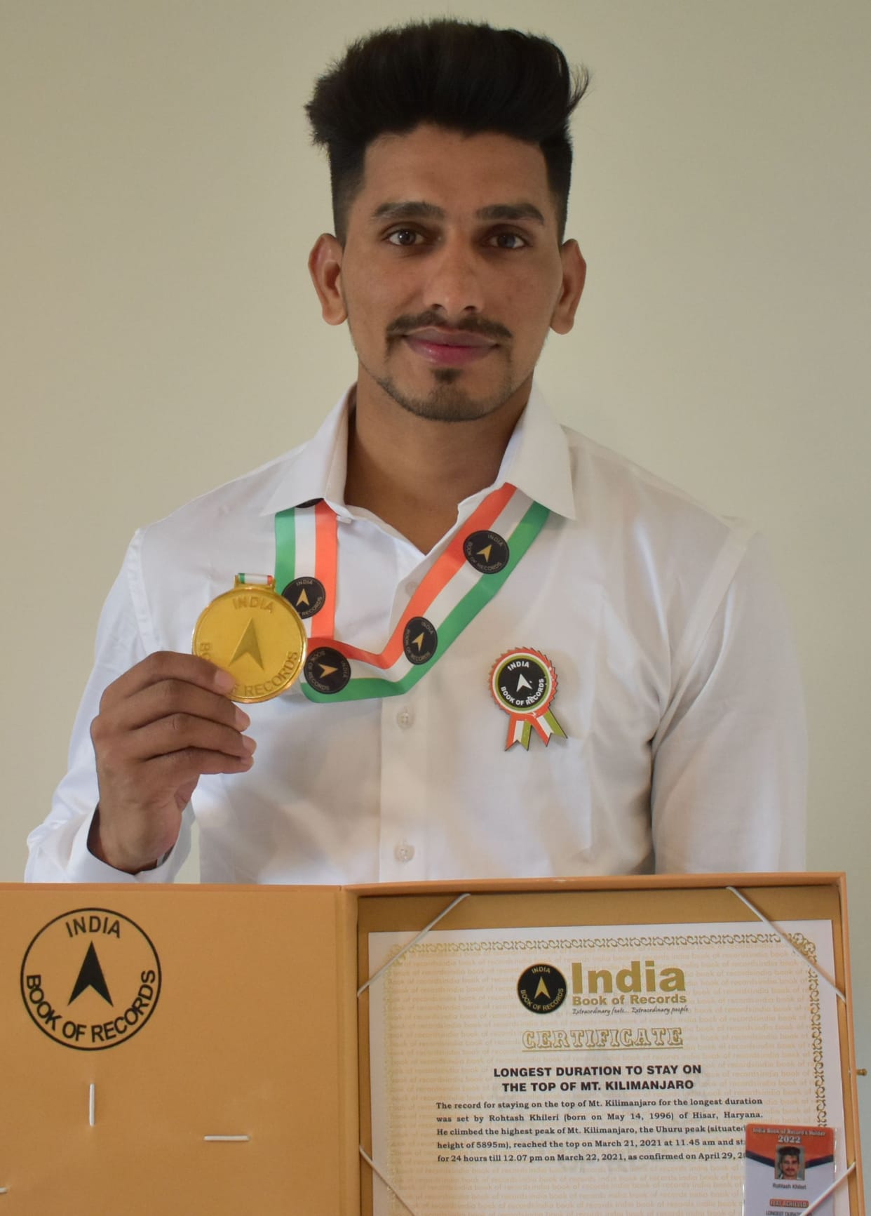 Mountaineer Rohtash Khileri named in India Book of Records