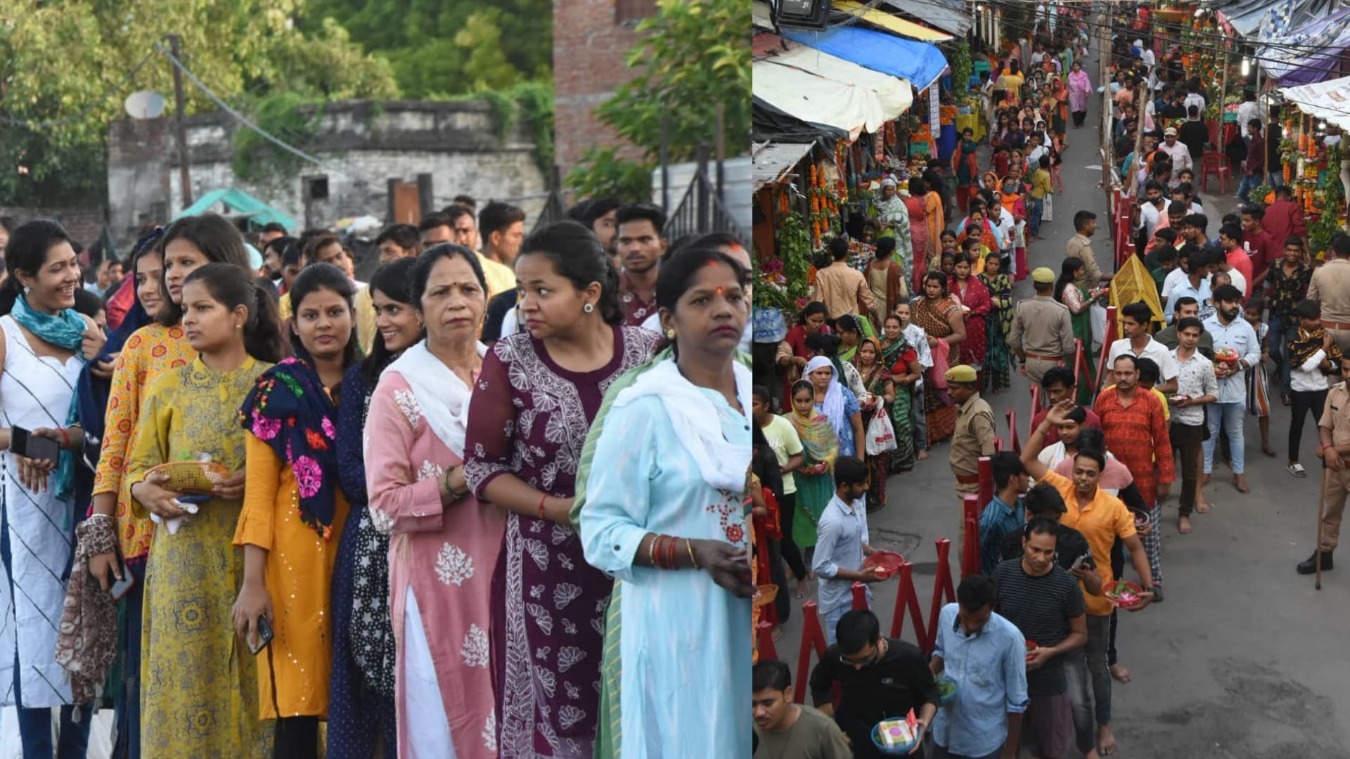 People offer prayer first monday of savan 2022.