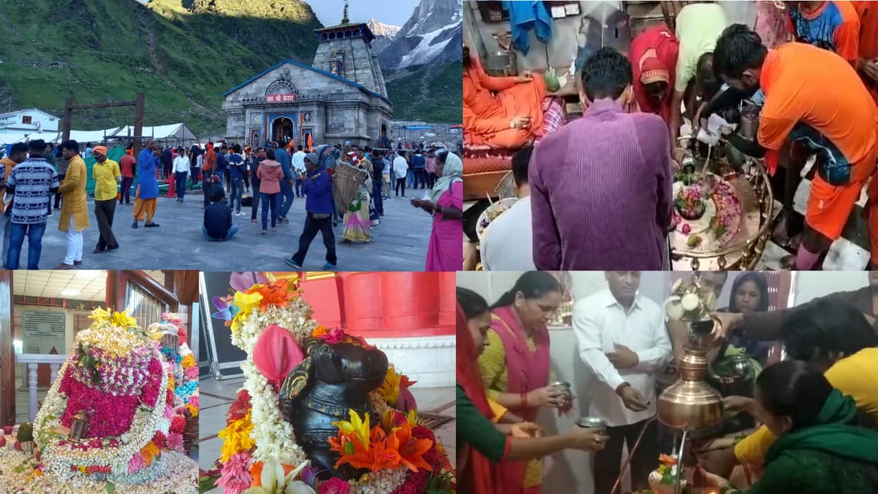 Sawan 2022 First Monday: Devotees arrived for Jalabhishek in Kedarnath, Har ki paidi, Crowds of devotees gathered, See Photos