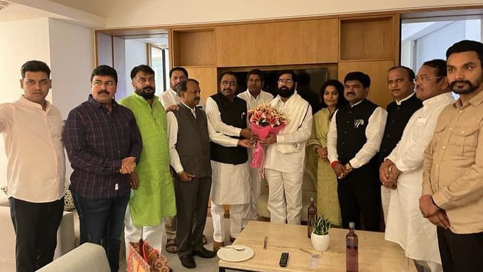 Maharashtra politics ex minister ramdas kadam alleged Sharad Pawar breaking Shiv Sena 12 party MP meet Lok Sabha speaker