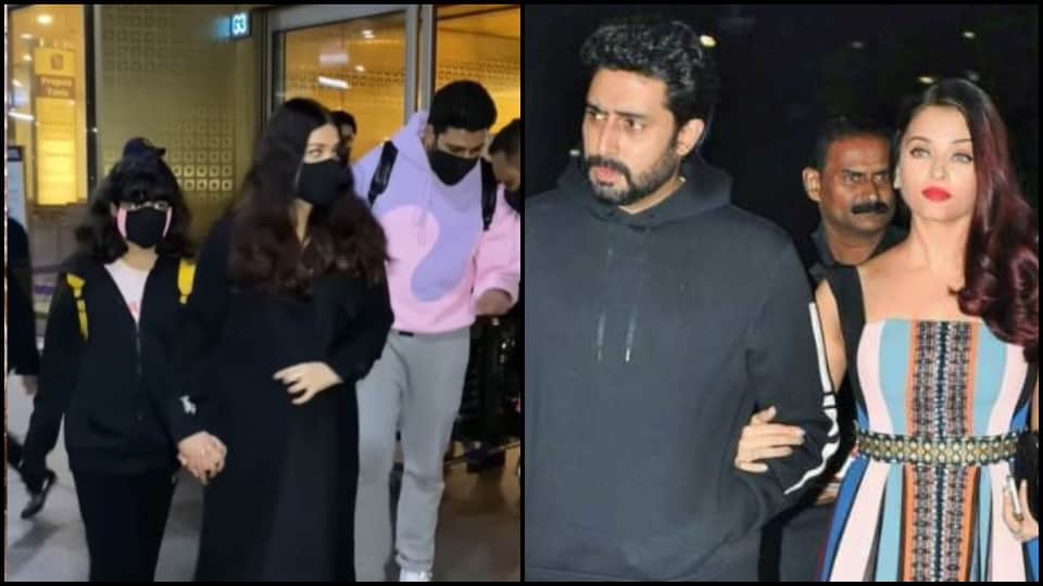 is aishwarya rai bachchan pregnant again actress airport video viral on social media fans reacted