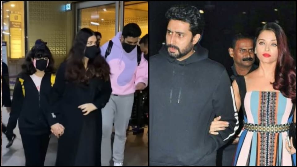 is aishwarya rai bachchan pregnant again actress airport video viral on social media fans reacted