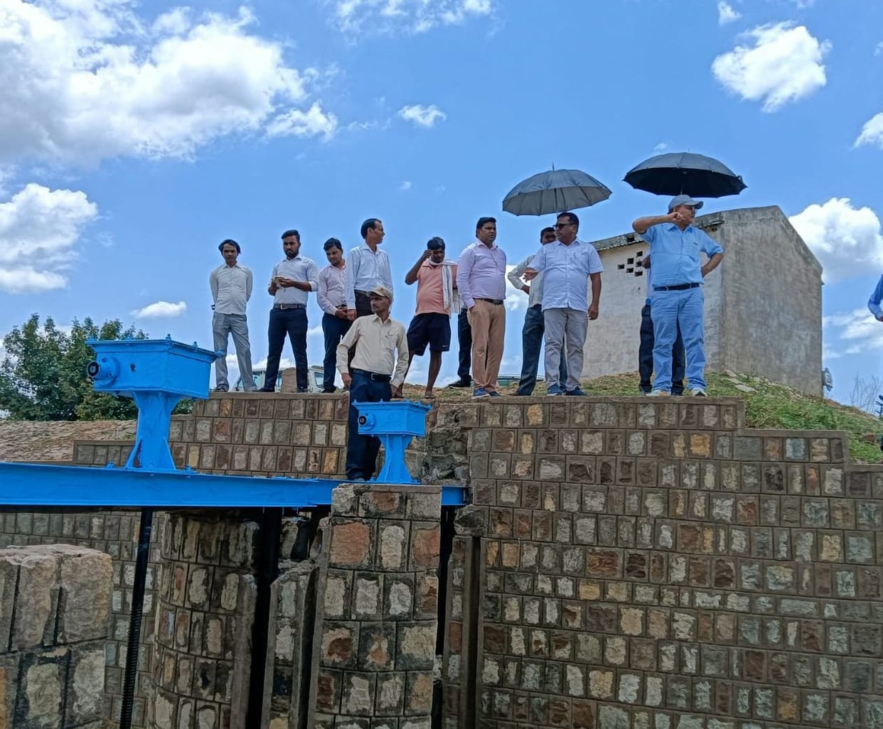 Chitrakoot: Chief Engineer saw the condition of dams and dams, Irrigation Department worried when dams reached dead store status