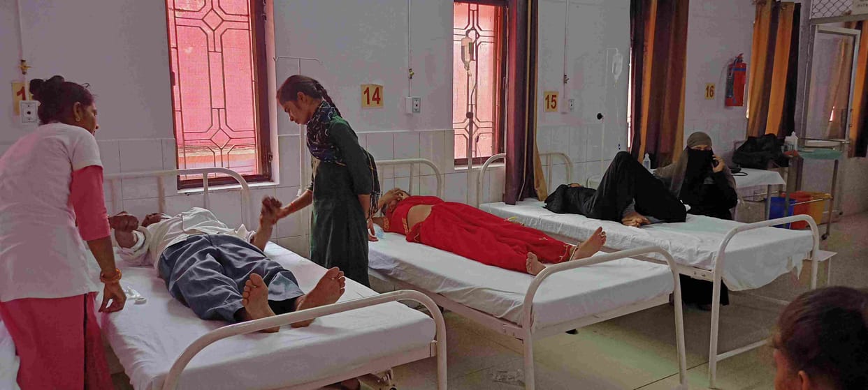 Auraiya: Stomach pain and skin disease patients increased due to heat and humidity