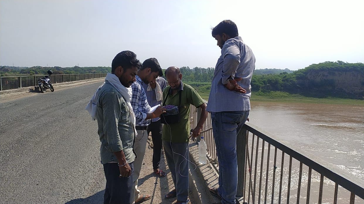 Auraiya: Water level rising in Yamuna river