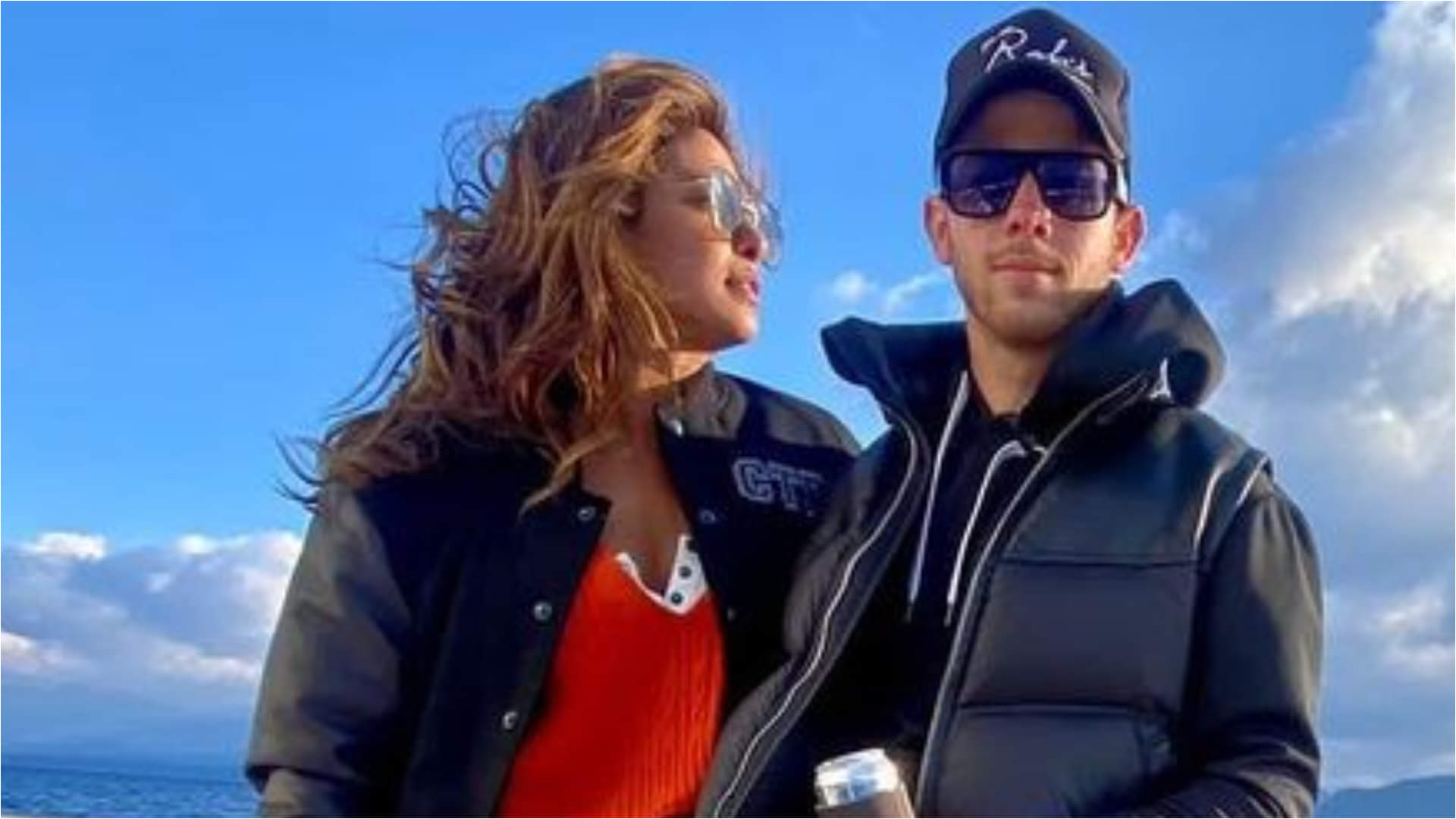 before karwa chauth night priyanka chopra wear yellow saree