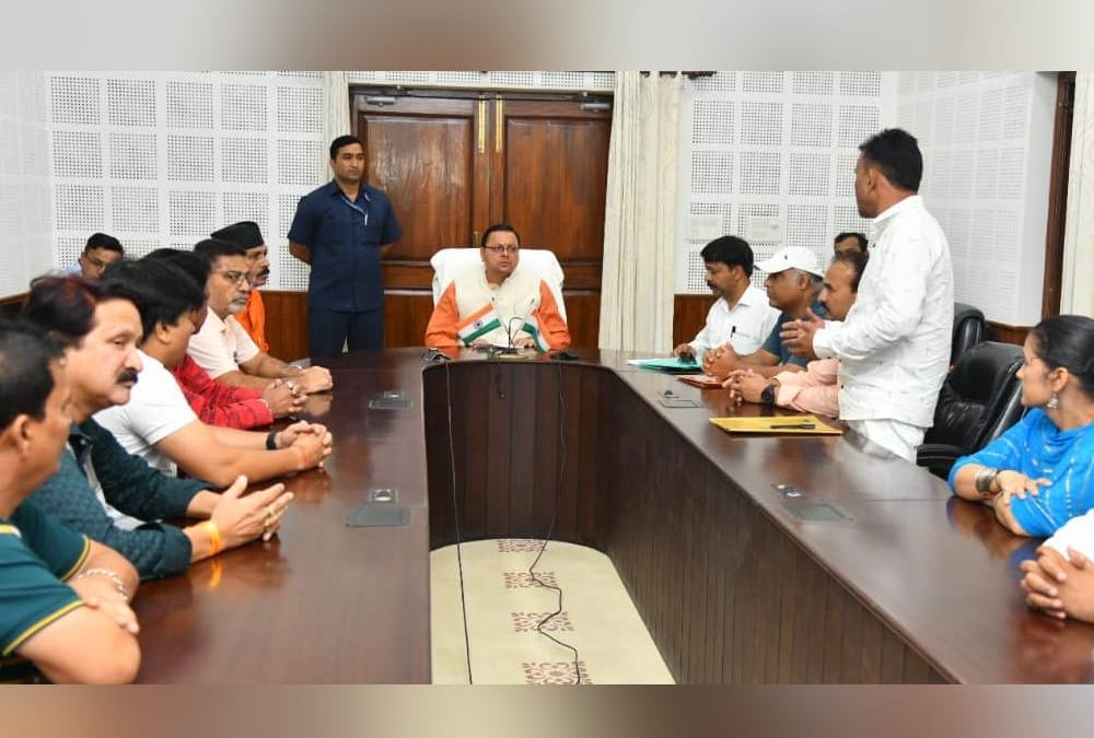 Dehradun news: Artist meet CM pushkar singh dhami for film city