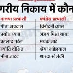 दूसरे चरण के विजयी महापौरों की सूची।