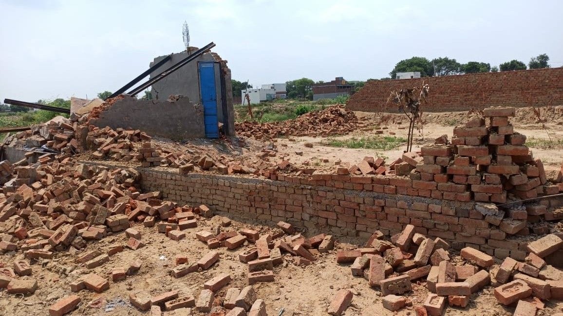 Two illegal colonies built on 55 bigha land demolished
