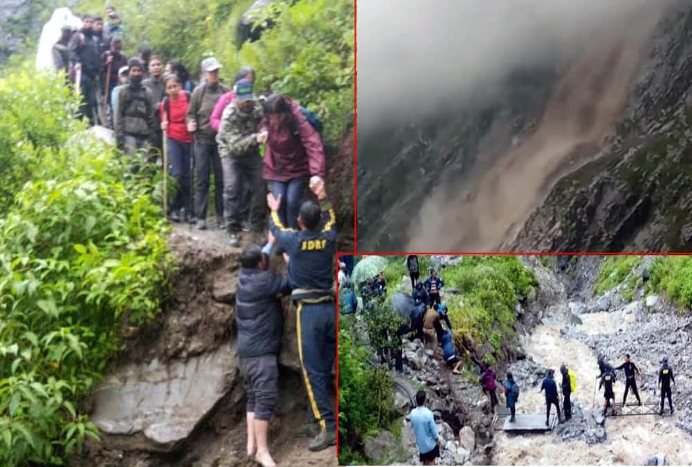 Uttarakhand weather News: Heavy rain in Valley of Flowers and 163 tourists rescued photos