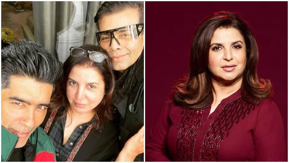 Karan Johar shares a funny video with Farah Khan both are commenting on each others dressing sense