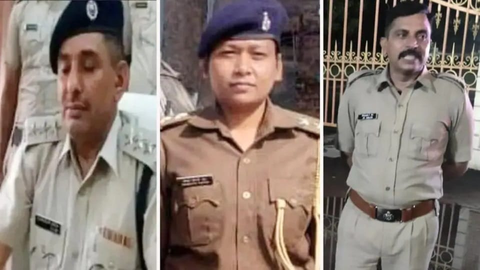 Gujarat Policeman Rajkiran crushed by truck in Anand after haryana and jharkhand