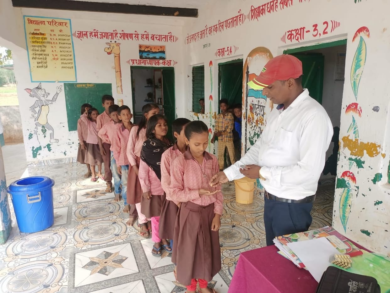 Medicines fed to children on National Deworming Day
