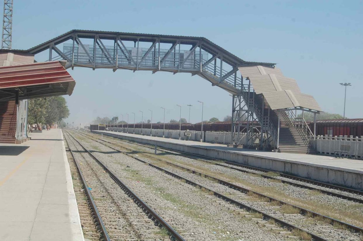 Mahendragarh, Narnaul not named in the survey of Alwar to Charkhi Dadri railway line