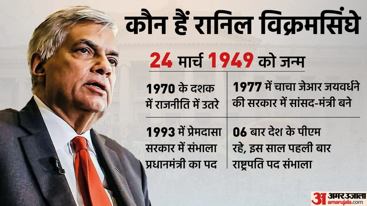 Ranil Wickremesinghe elected President of Sri Lanka amid crisis know political history and experience explaine