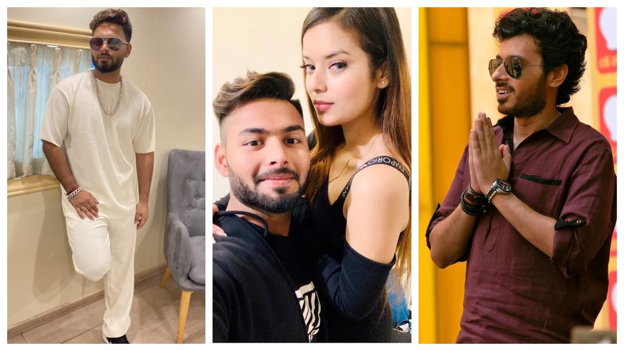 Rishabh Pant Social Media Post Mirzapur web series mumnna bhaiya girlfriend isha negi Divyenndu sharma reacts