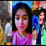 इलाके के लोग, मृतका की फाइल फोटो, दो अन्य बेटियों के साथ महिला