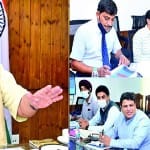 पर्यटन विभाग के अधिकारियों के साथ बैठक करते एलजी मनोज सिन्हा