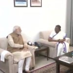 द्रौपदी मुर्मू, जेपी नड्डा और पीएम मोदी।