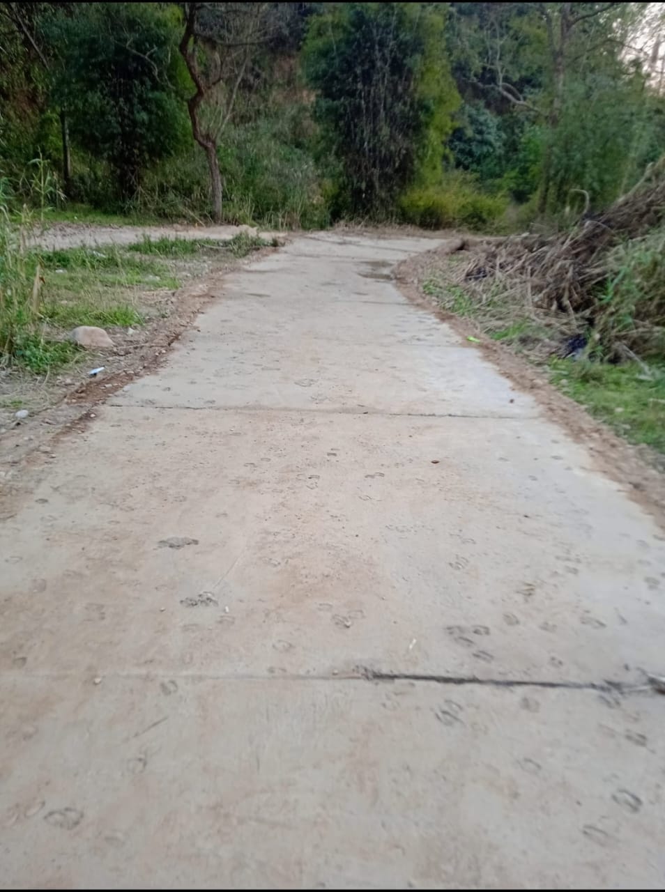People of Plera village got paved road after 20 years