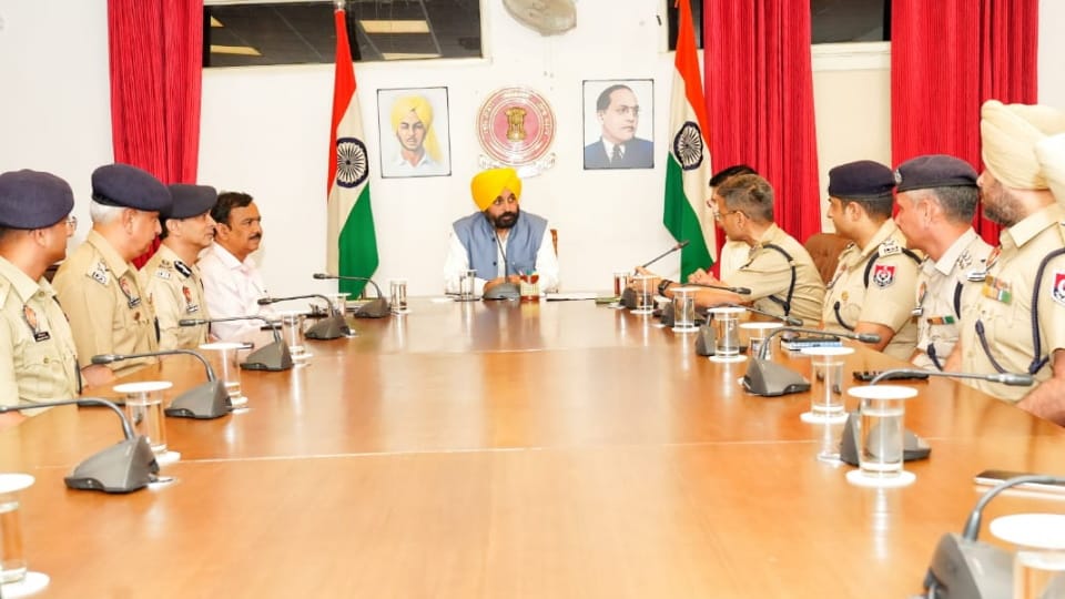 Punjab CM Bhagwant Mann will hold meeting with DGP and head of Anti-Gangster Task Force