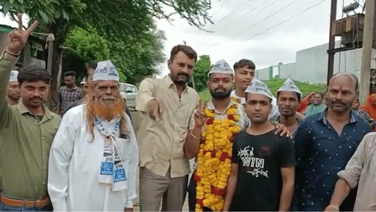 AAP's entry in Kamal Nath's stronghold! Congress was at number two, first was the council of Congress