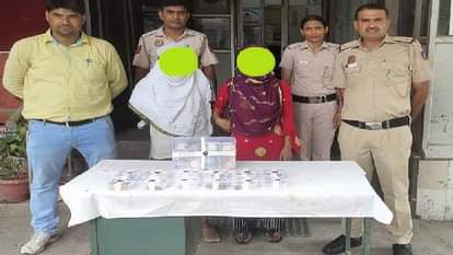 पुलिस की गिरफ्त में आरोपी दंपति