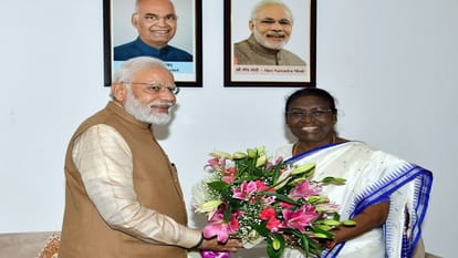 पीएम मोदी ने दी द्रौपदी मुर्मू को बधाई