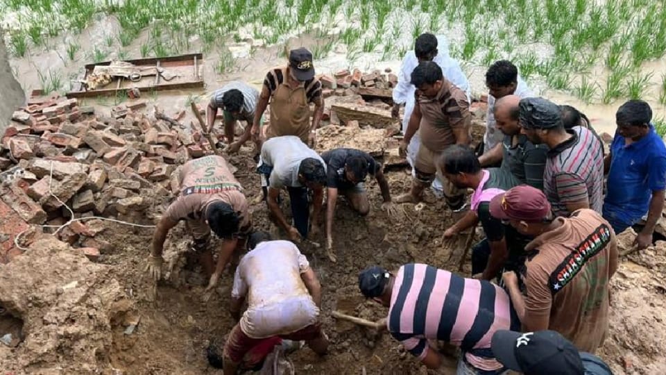 Four members of family dead, one injured, as roof falls in heavy rainfall at Patiala